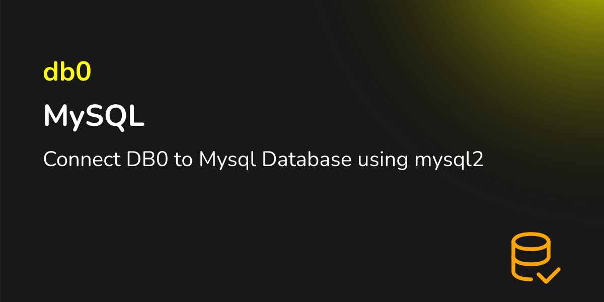 Mysql db0